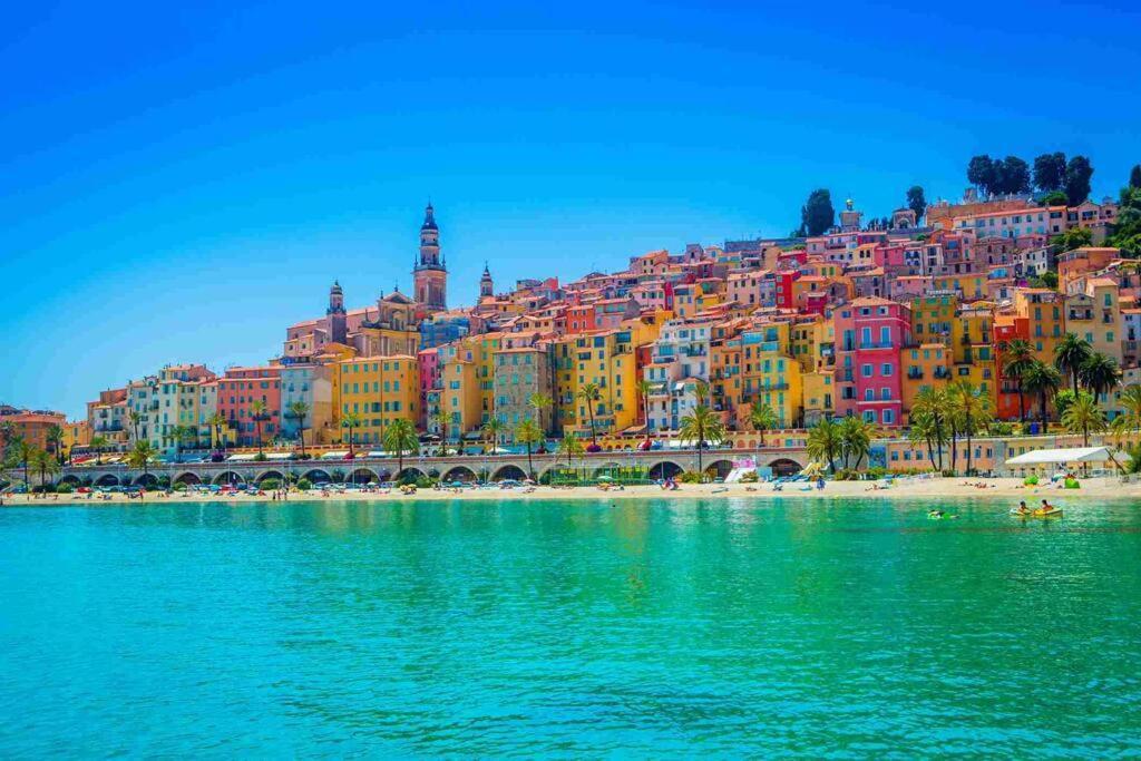 French Riviera: Seafront Apt & Pool Near Monaco ロクブリュヌ＝カップ＝マルタン エクステリア 写真